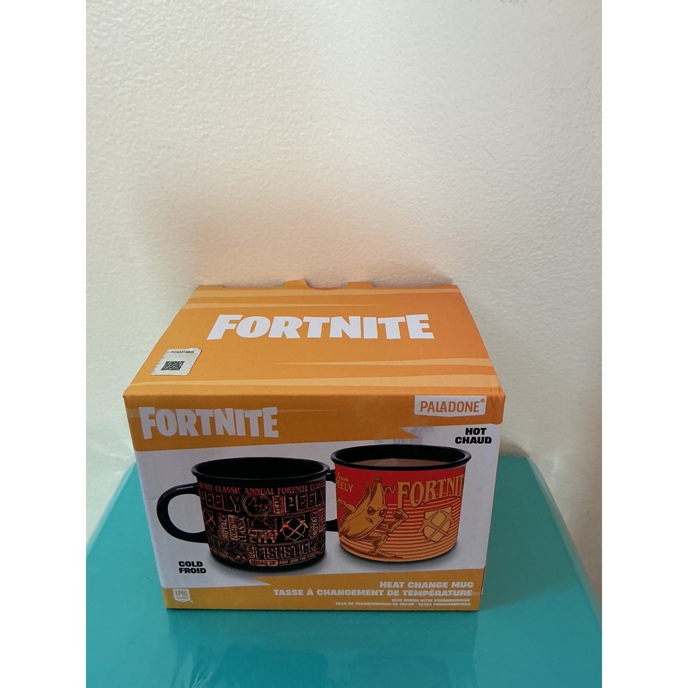 Fortnite Heat‎ Change Mug Paladone Team Peely Fishstick Cold Hot